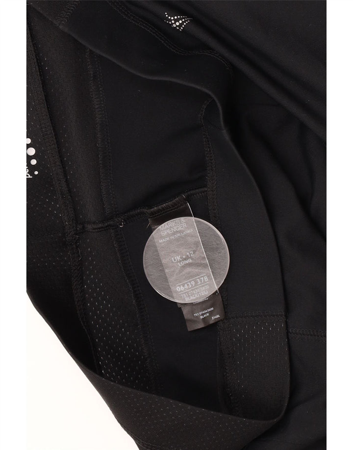 Женские спортивные брюки Marks & Spencer UK 12, средний черный