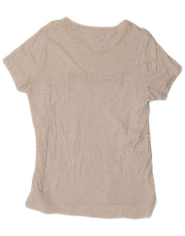Женская футболка с рисунком Tommy Hilfiger Top UK 18 XL, белый хлопок