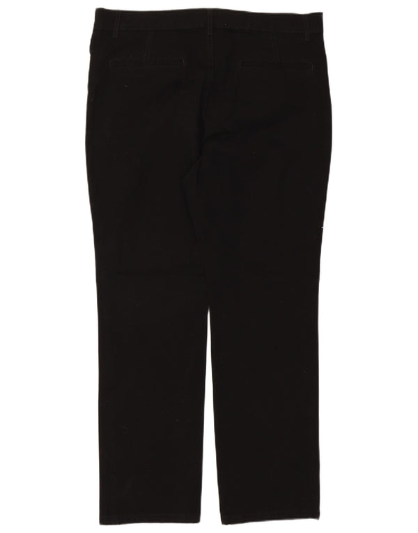 Женские прямые повседневные брюки Marks & Spencer UK 18 XL W38 L30 черные