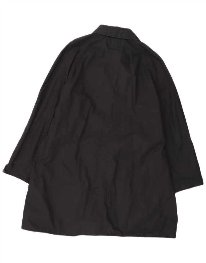 HOBBS Женское двустороннее пальто с абстрактным узором UK 16, большое черное