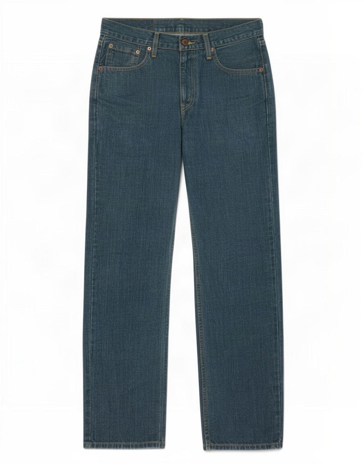 Мужские прямые джинсы Levi's 751 W30 L32 синие, хлопок