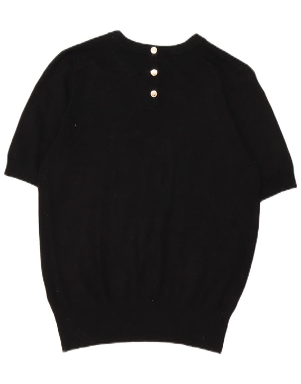 Женская футболка Zara Top UK 14 Medium Black