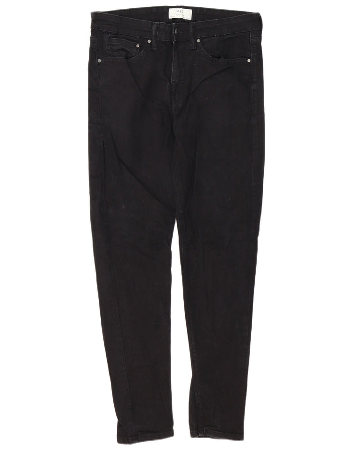 Мужские джинсы скинни Marks & Spencer W32 L31, черный хлопок
