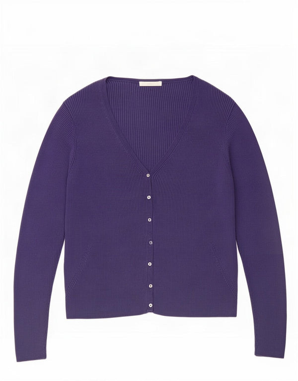 Женский кардиган Marks & Spencer UK 20 2XL Фиолетовый шелковый