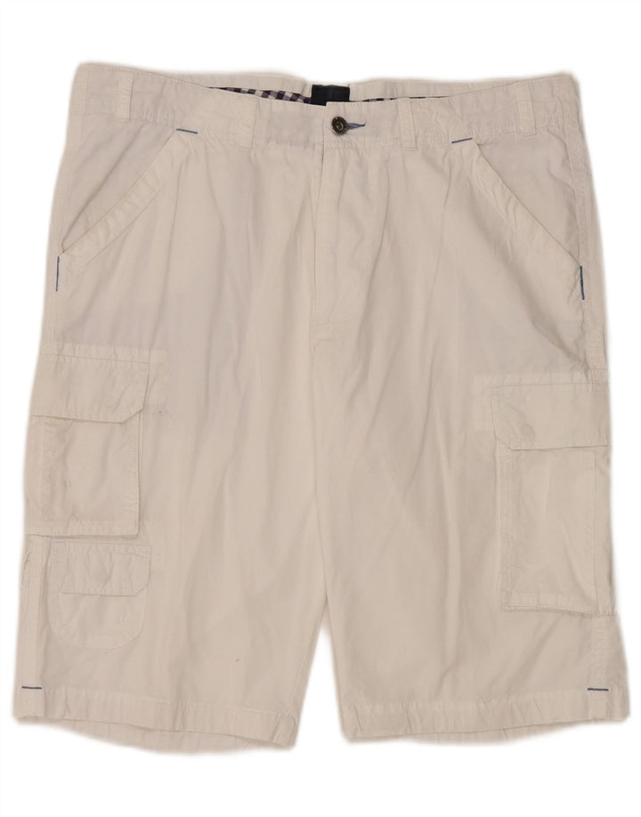 Мужские шорты карго Daniel Hechter W36, большие белые, хлопок