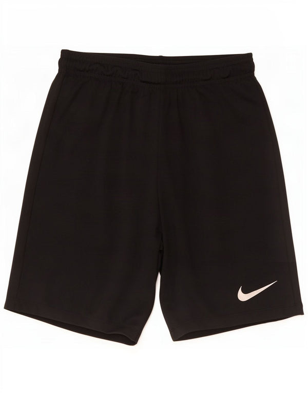 Мужские спортивные шорты Nike Dri Fit, маленькие черные, из полиэстера
