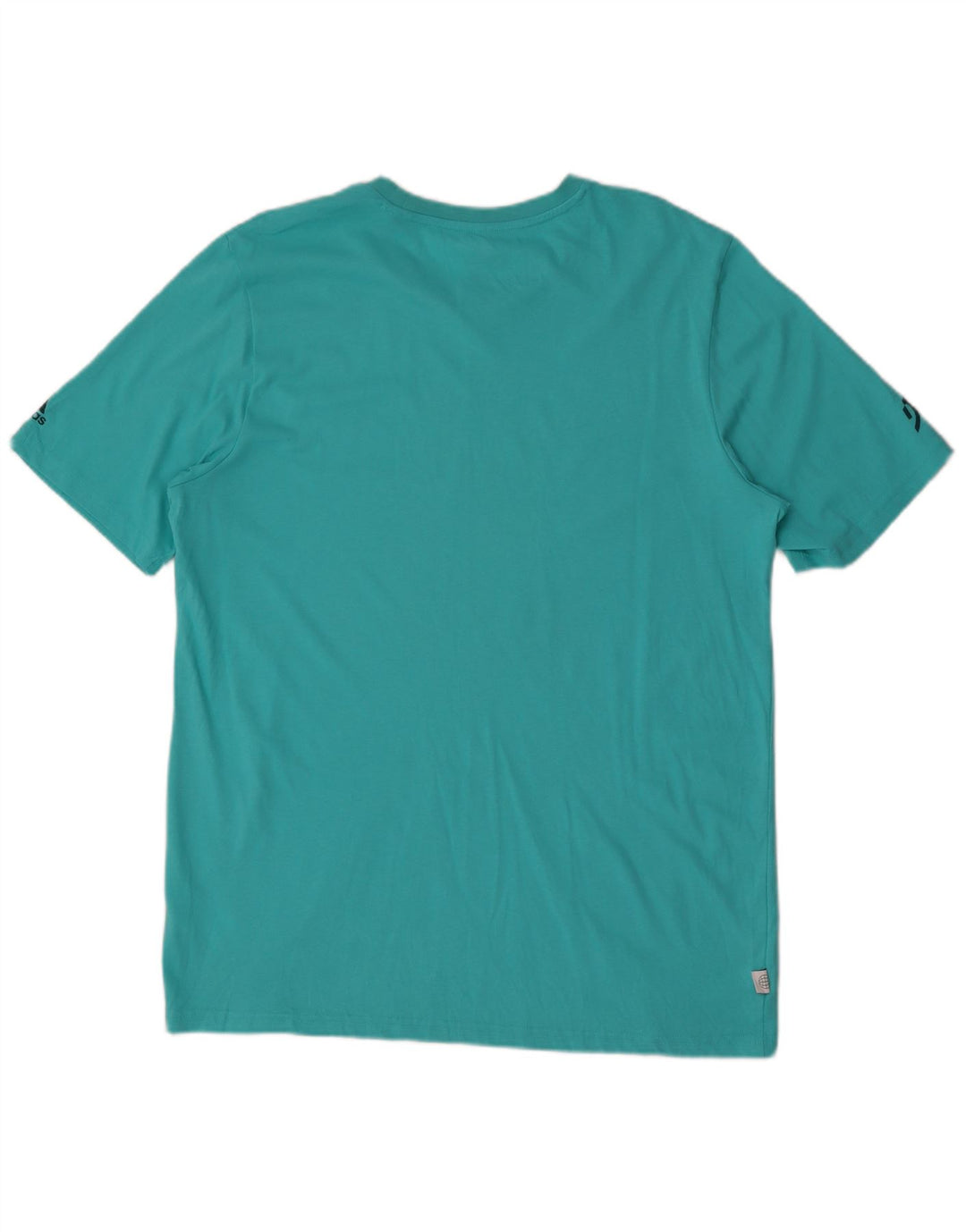 Мужская футболка Adidas с рисунком, большой синий полиэстер