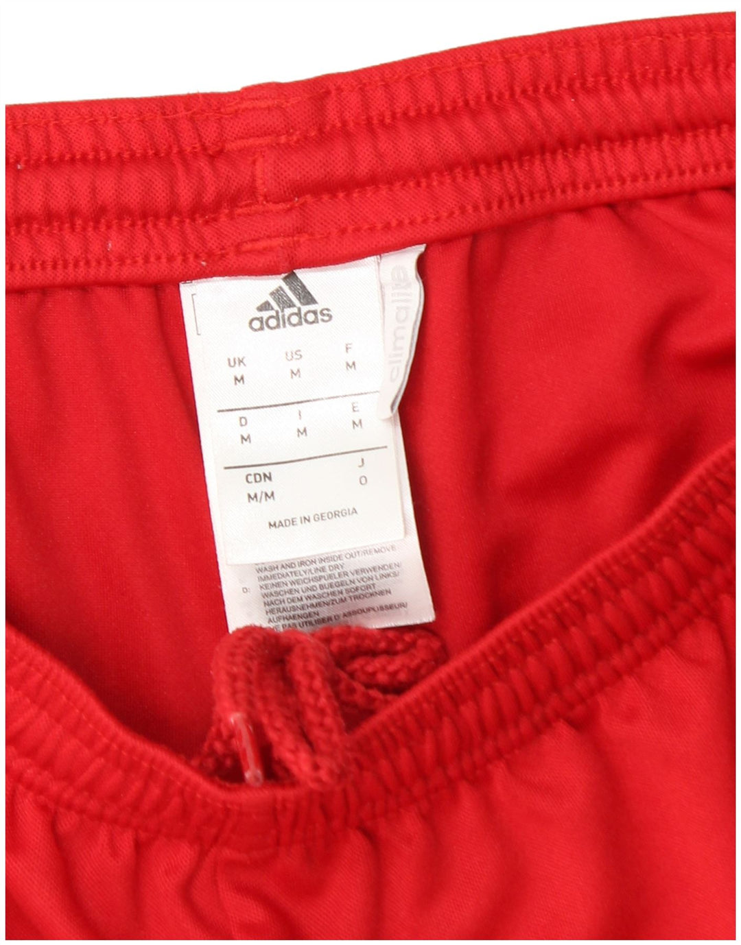Мужские спортивные шорты Adidas Climalite, средний красный полиэстер