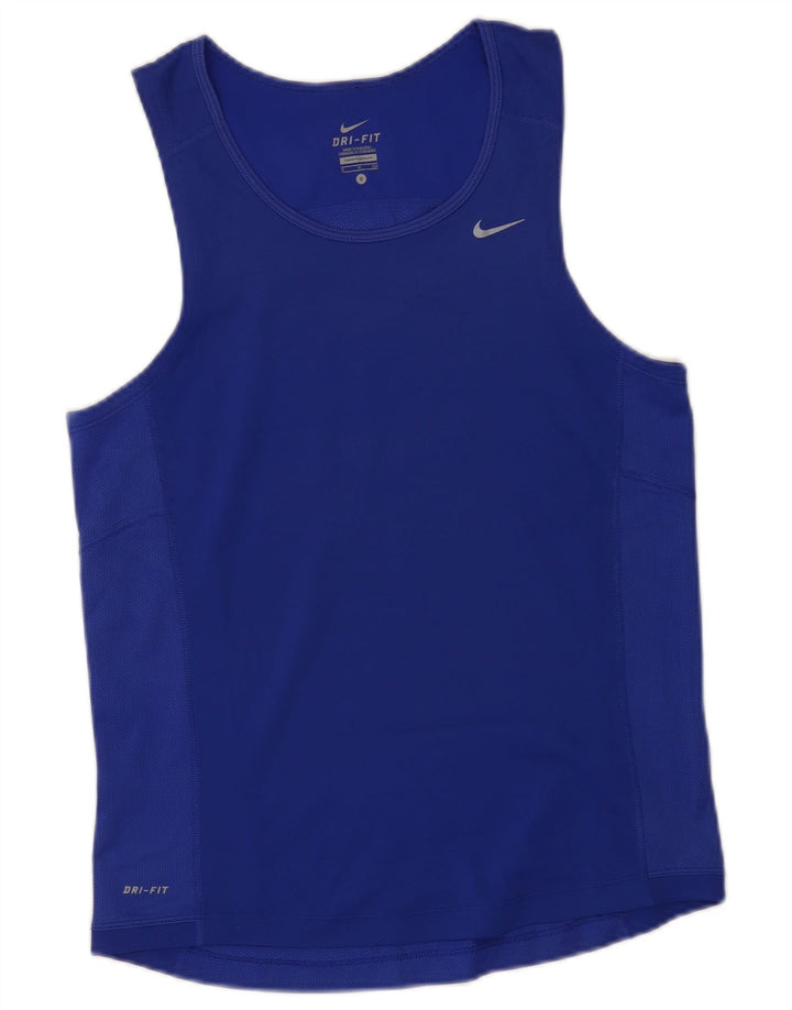 Мужской жилет Nike Dri Fit, маленький синий