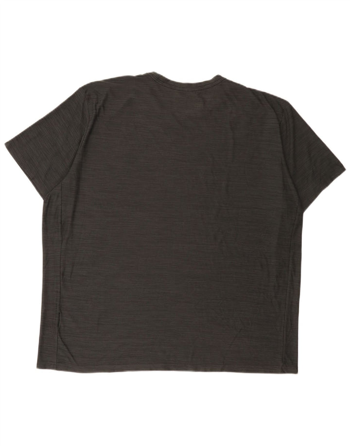 Мужская футболка Nike Dri Fit 2XL, серый полиэстер с крапинками