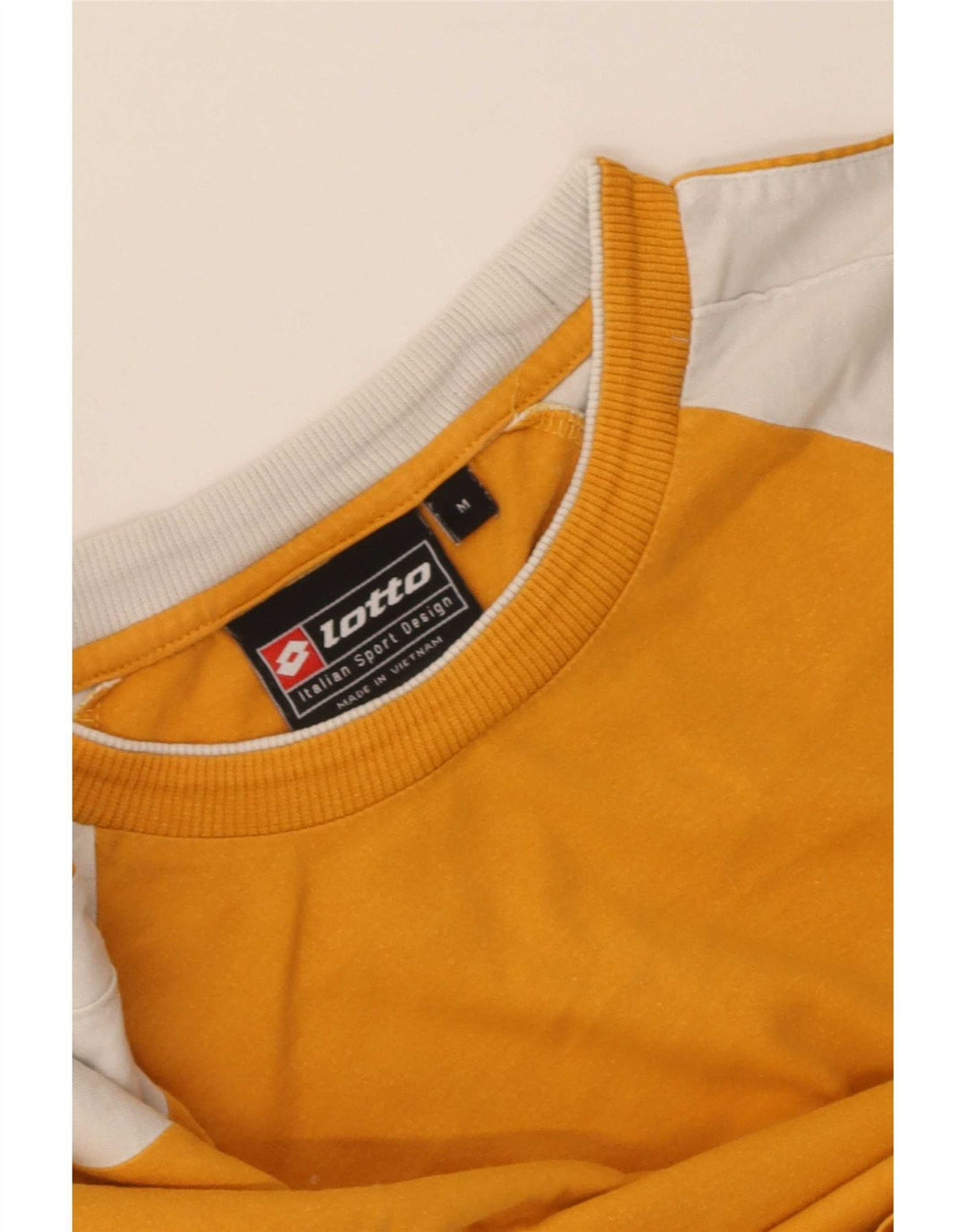Мужская футболка Lotto Top Medium Yellow Color Block