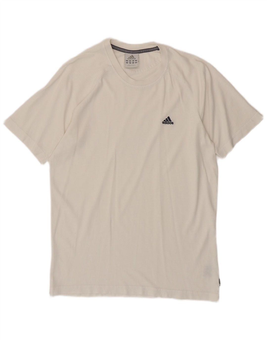 Adidas Мужская футболка Top Small Off White Cotton