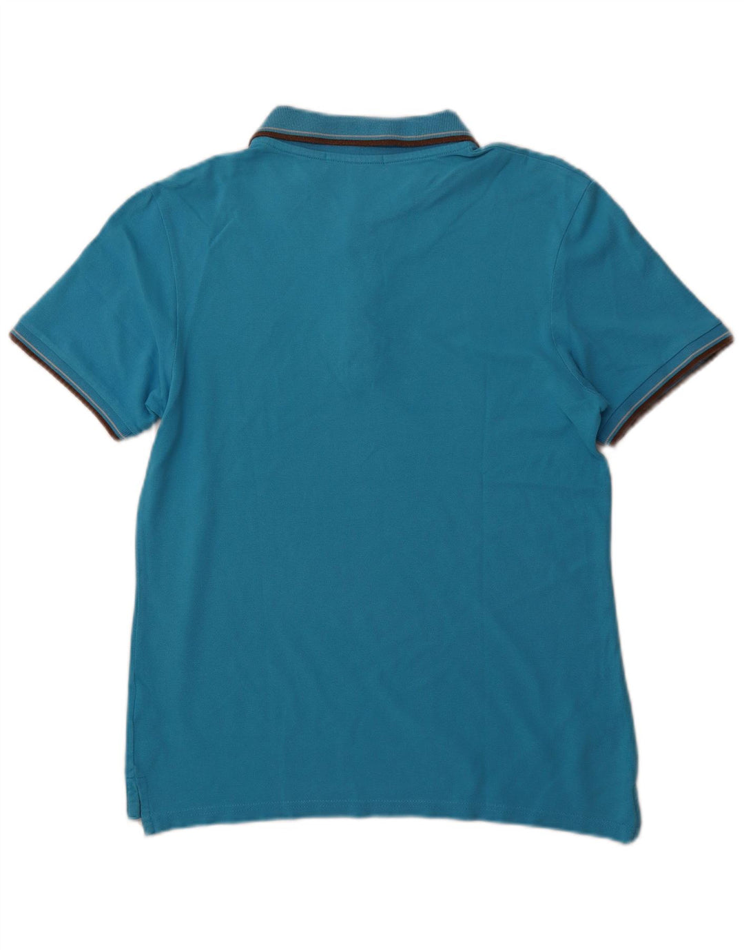 Мужская рубашка-поло TRUSSARDI, хлопковая, синего цвета