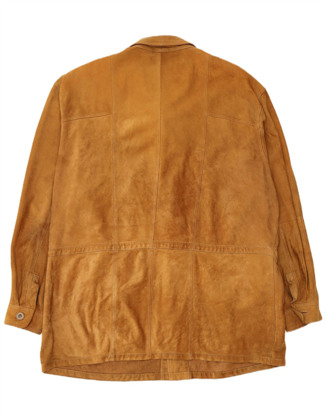 ASGARD Мужское замшевое пальто UK 42 XL Коричневое