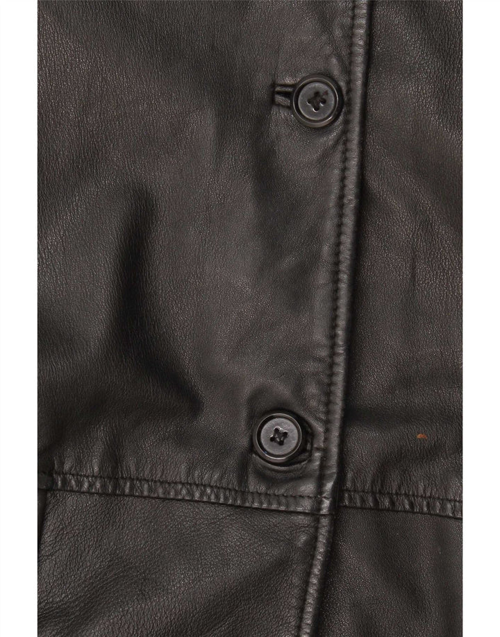 Женская кожаная куртка свободного кроя Conbipel IT 42 Medium Black