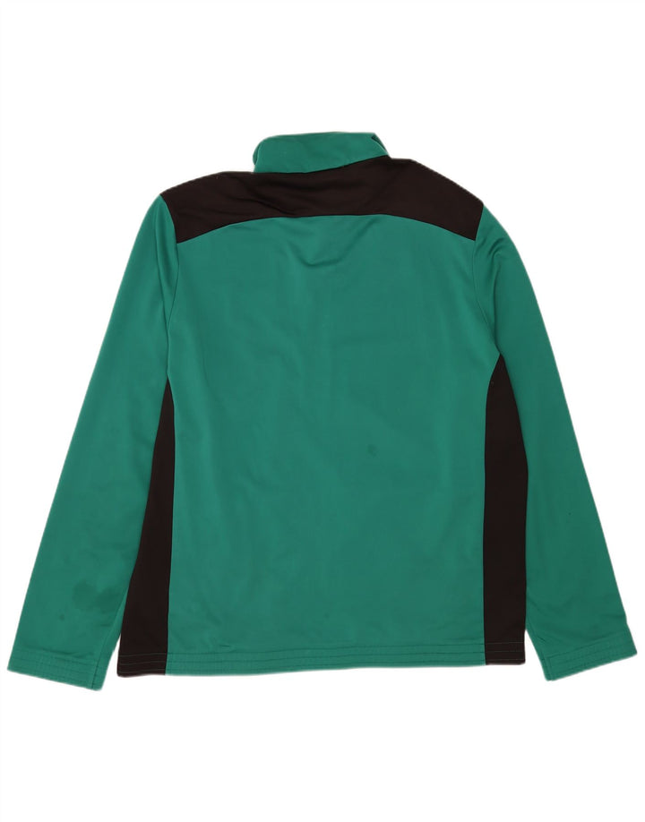 Мужская спортивная куртка Puma XL, зеленая с цветными блоками