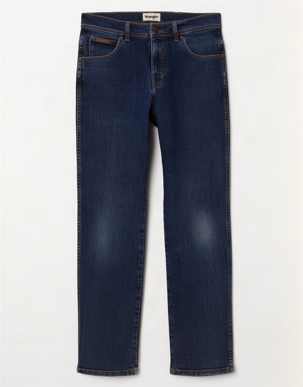 Мужские джинсы Wrangler Texas Slim W32 L32, синий хлопок