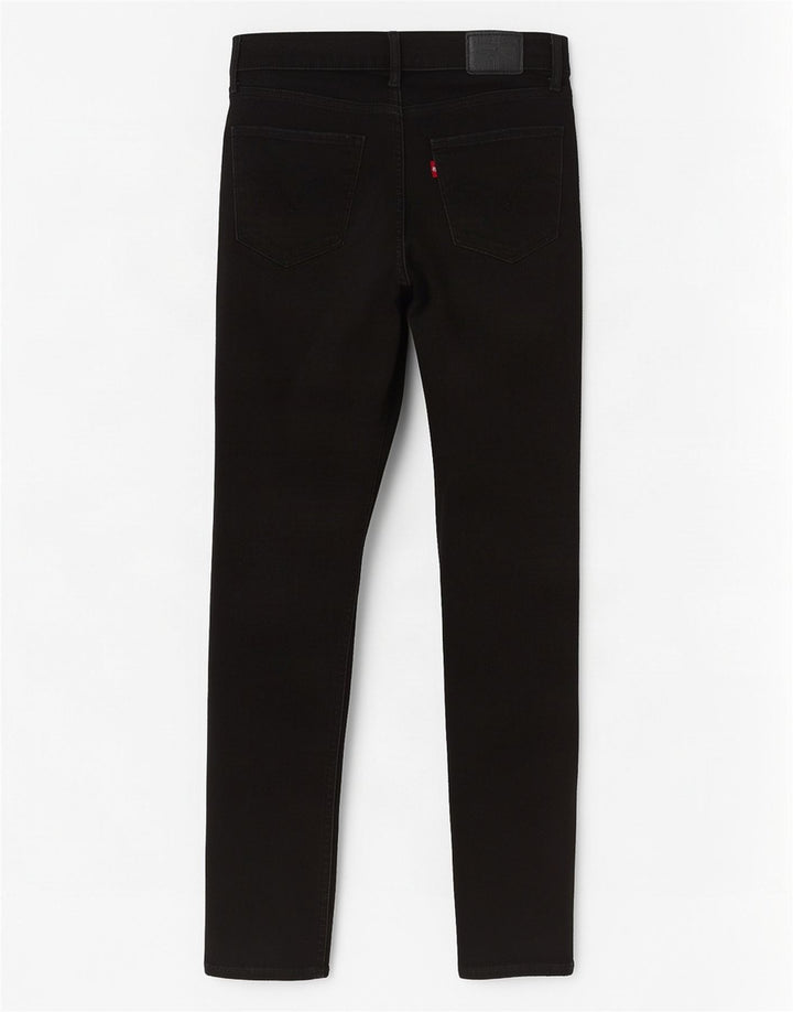 Женские узкие джинсы Levi's W28 L30, черный хлопок