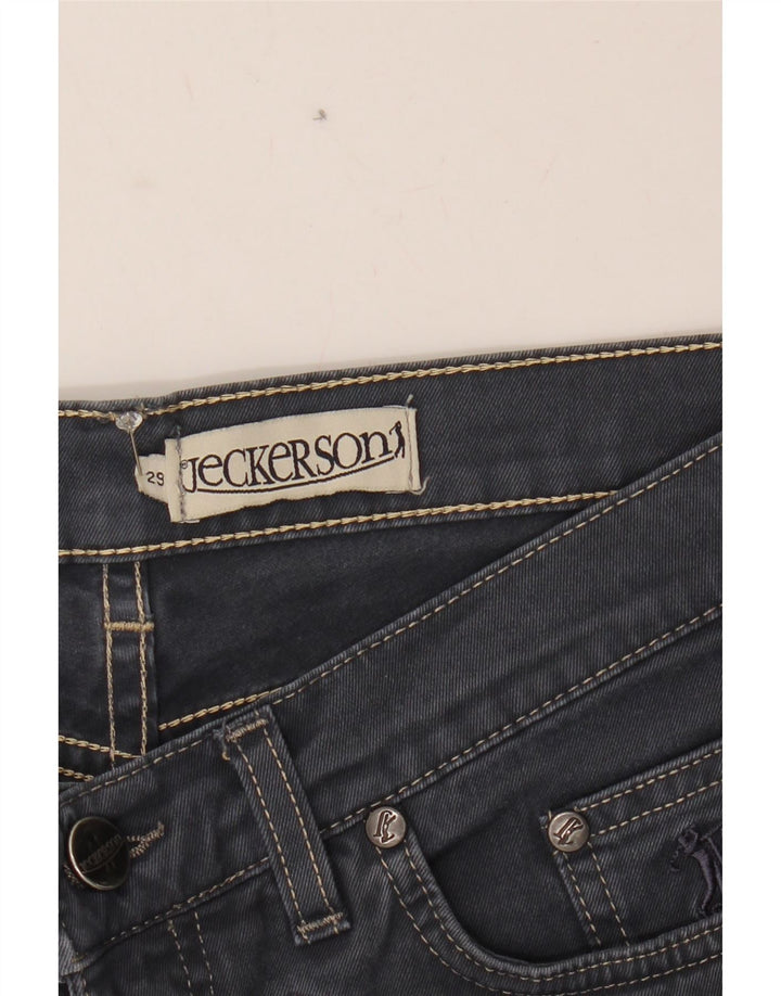 JECKERSON Womens Bermuda Denim Shorts W29 Medium Navy Blue Vintage Jeckerson and Second-Hand Jeckerson from Messina Hembry 