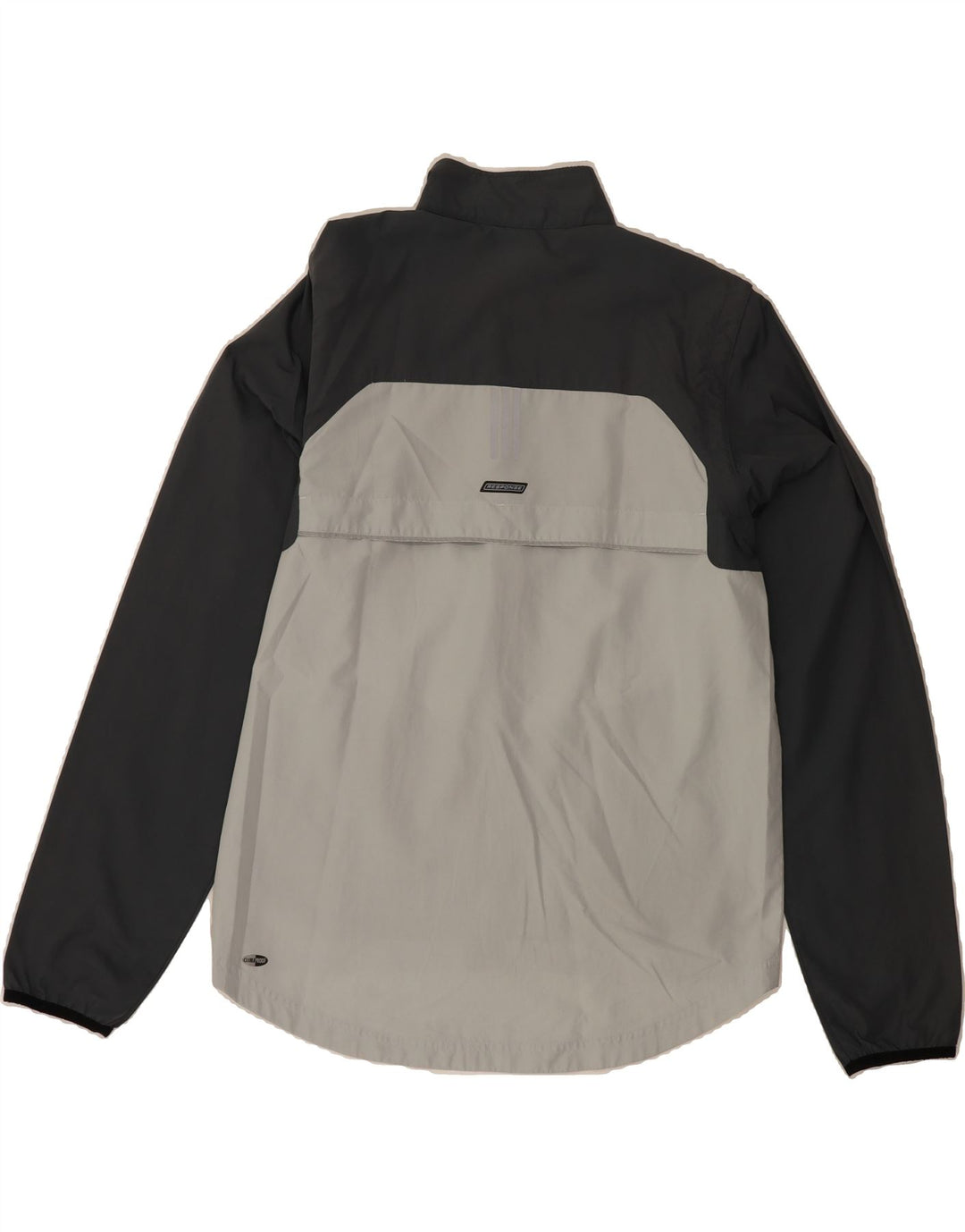 ADIDAS Mens Clima Proof Rain Jacket UK 38 Medium Grey Colourblock Vintage Adidas and Second-Hand Adidas from Messina Hembry 