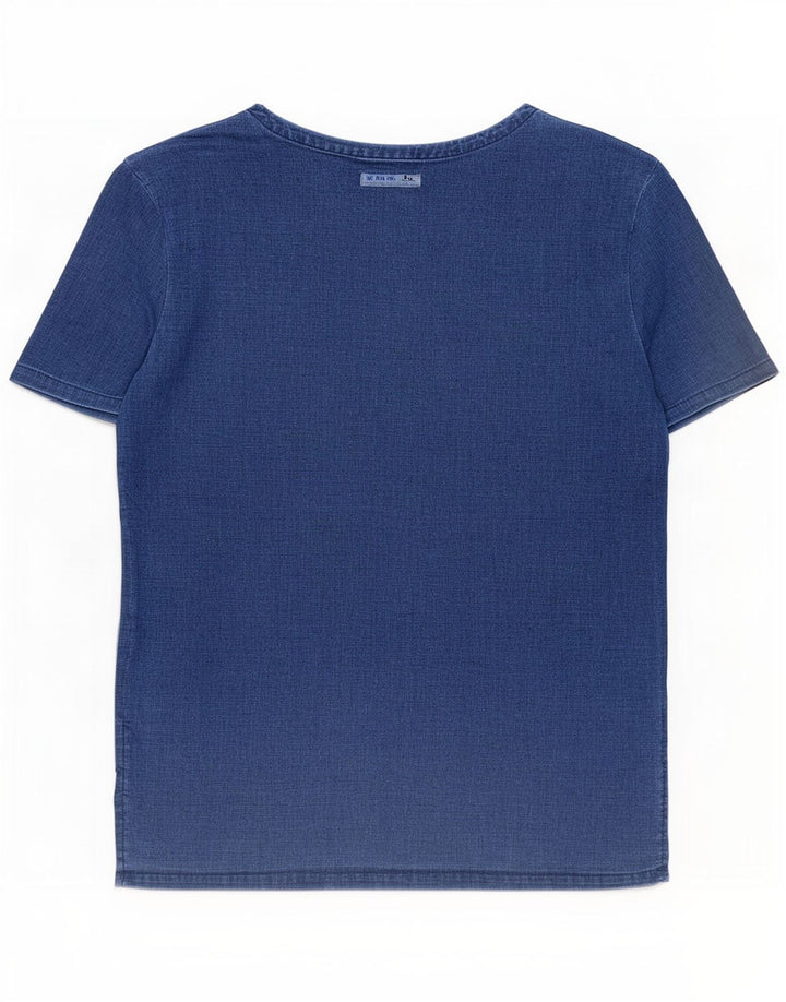 Мужская футболка Zara Top Small Темно-синяя