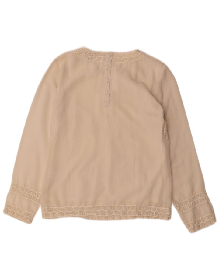 Женская блузка с длинным рукавом Awear Top UK 10, маленький белый полиэстер