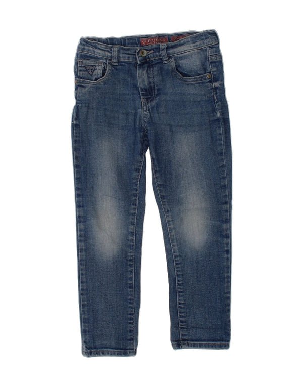 GUESS Girls Slim Jeans 4-5 Years W21 L18 Blue Cotton