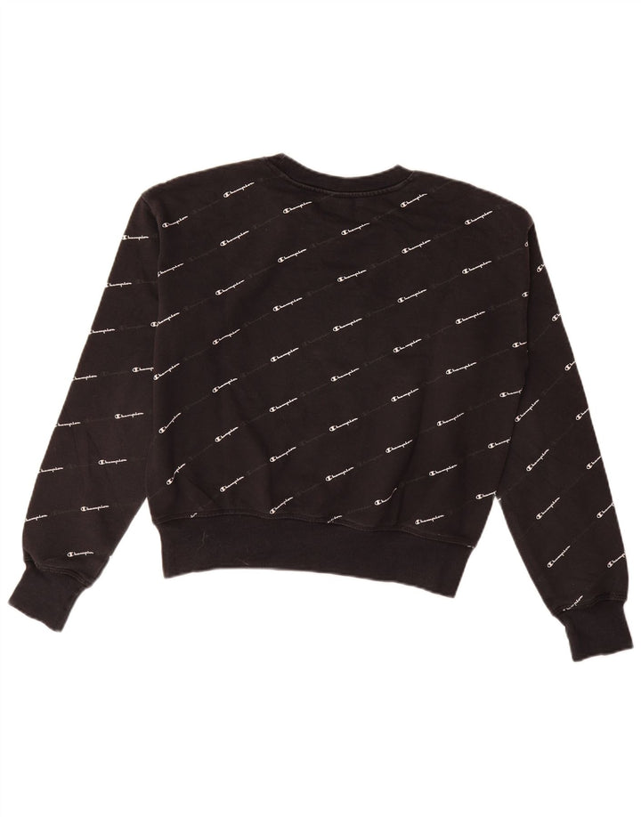 Женский свитер с рисунком CHAMPION UK 14, средний черный