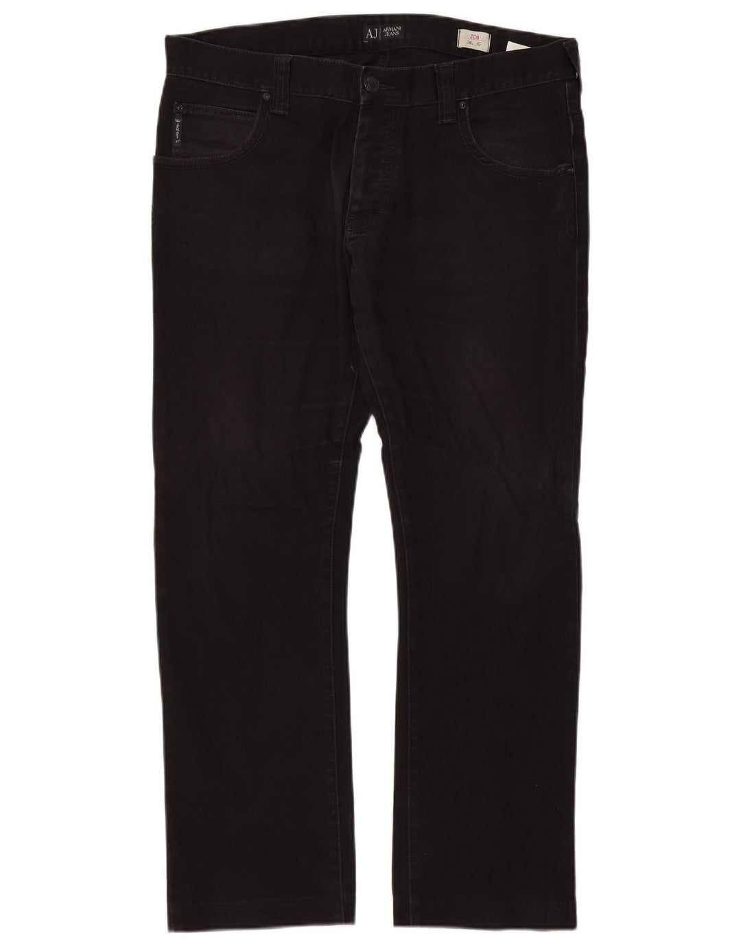 Мужские джинсы Armani J08 Slim W36 L30, черный хлопок