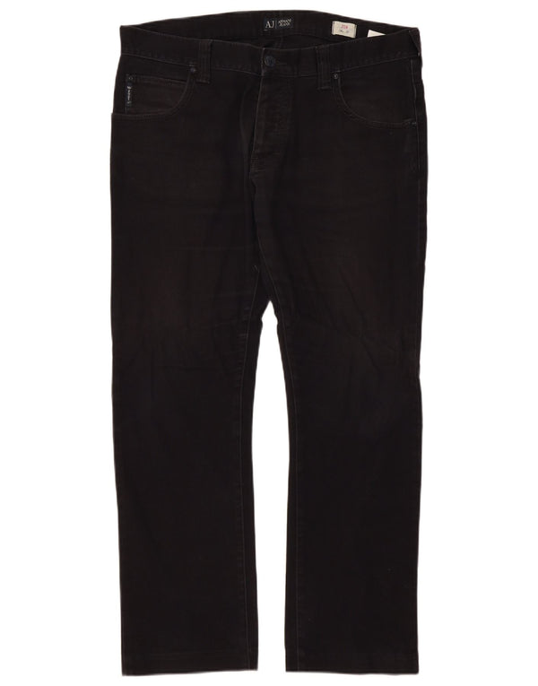 Мужские джинсы Armani J08 Slim W36 L30, черный хлопок