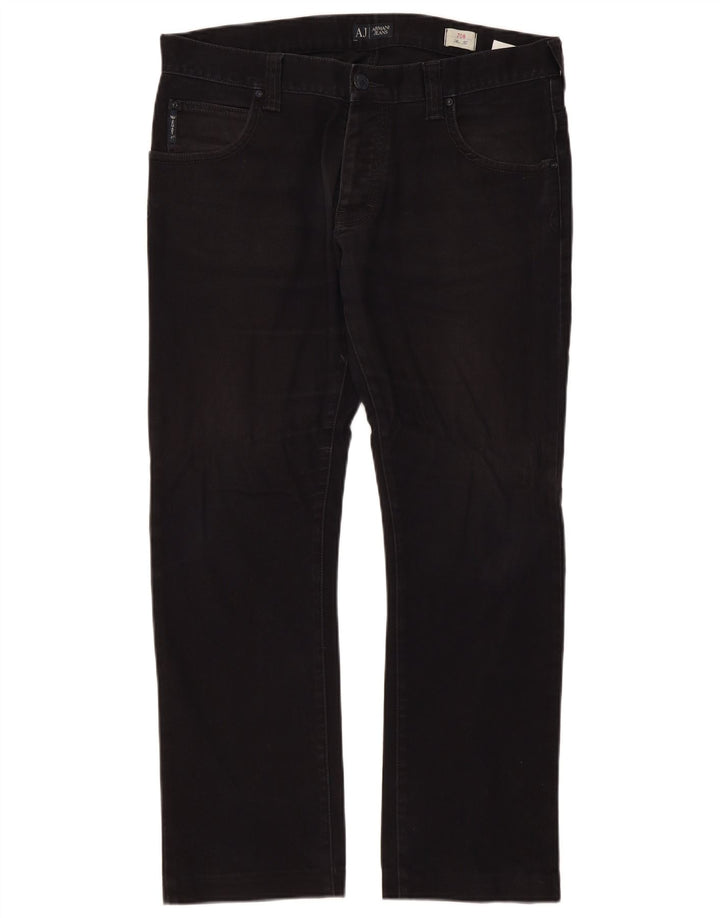 Мужские джинсы Armani J08 Slim W36 L30, черный хлопок