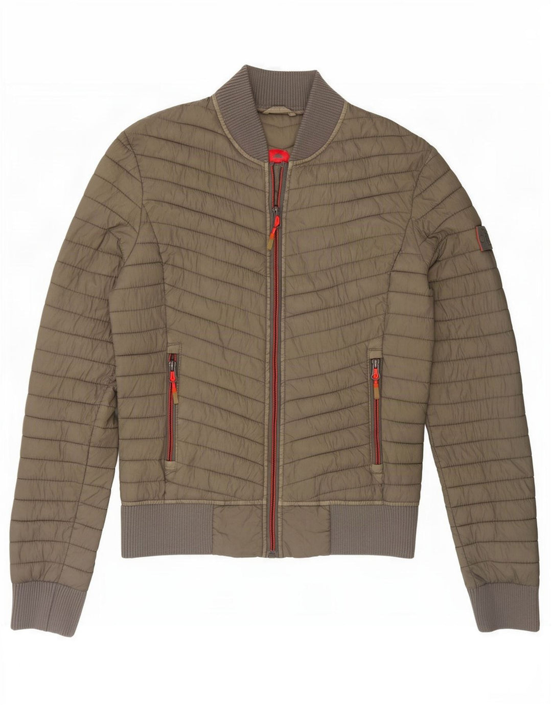 Женская стеганая куртка Superdry UK 6 XS Хаки, нейлон