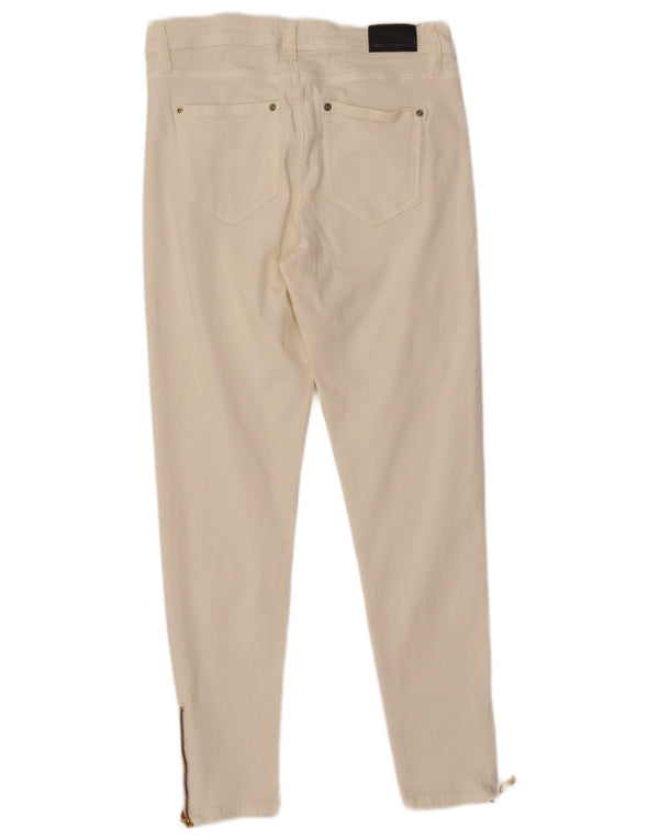 Женские джинсы скинни Barbour UK 12 Medium W30 L27 Off White Cotton