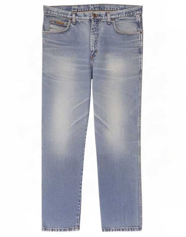 Мужские прямые джинсы Wrangler Ohio W36 L32, синий хлопок