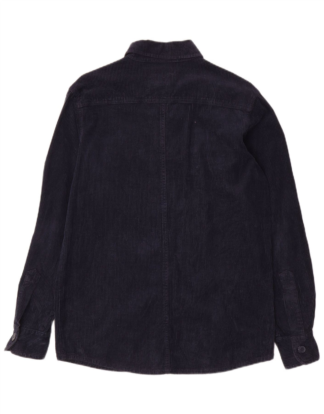 Мужская вельветовая рубашка Superga среднего размера, темно-синяя, хлопок