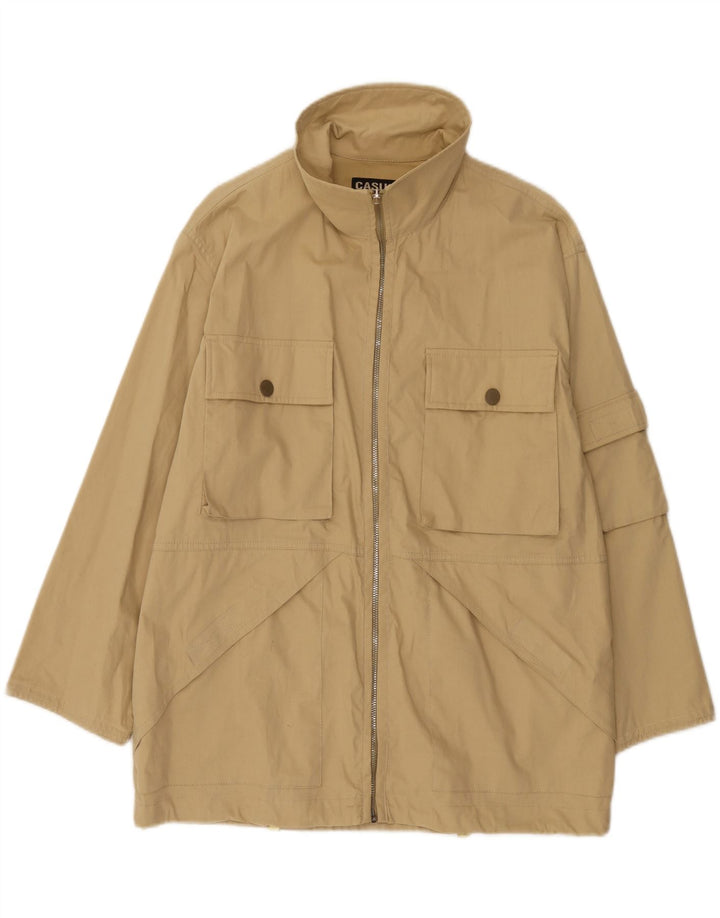 Мужская куртка Casucci UK 38, средний бежевый хлопок