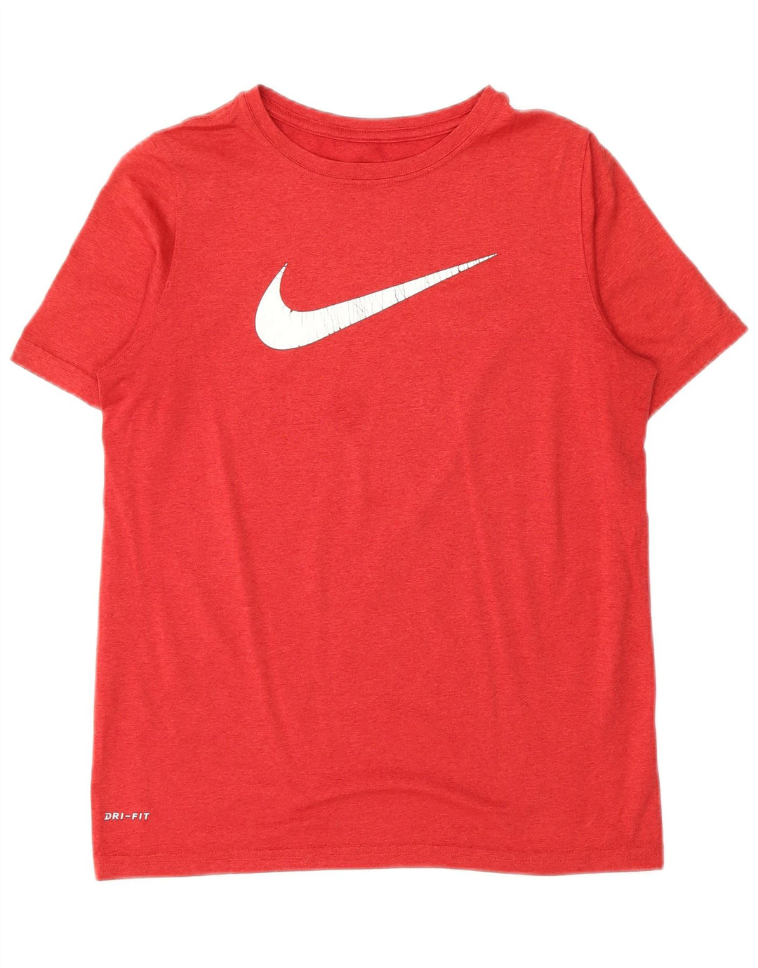 Футболка с рисунком Nike Dri Fit для мальчиков, топ 12–13 лет, большой красный полиэстер