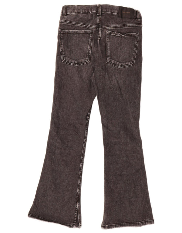 Расклешенные джинсы Zara для девочек 8–9 лет W24 L23, черный хлопок