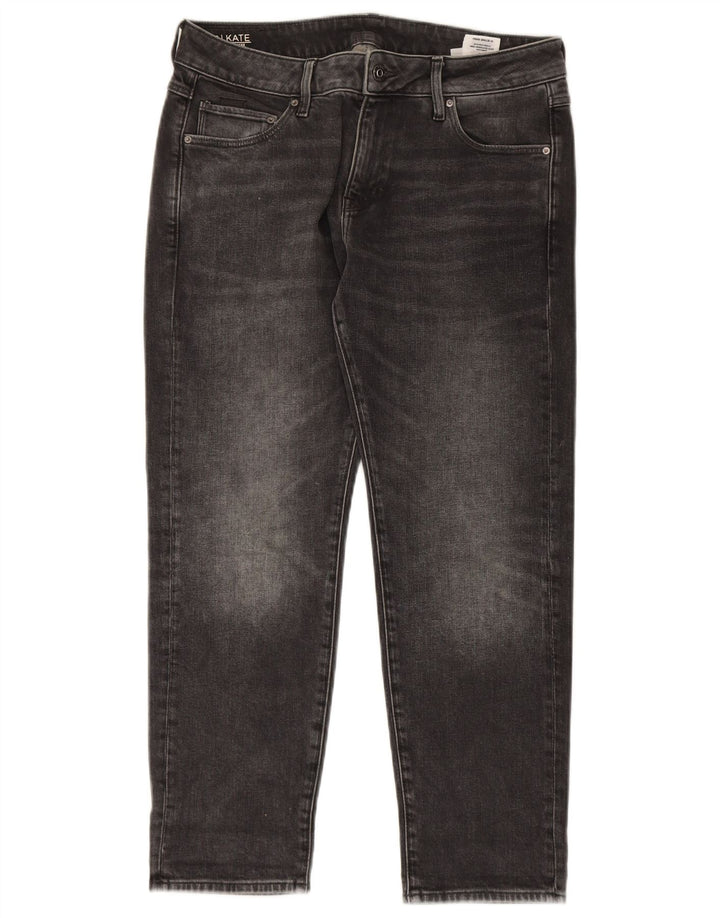 G-STAR Womens Kate Cropped Jeans W28 L24 Black Cotton