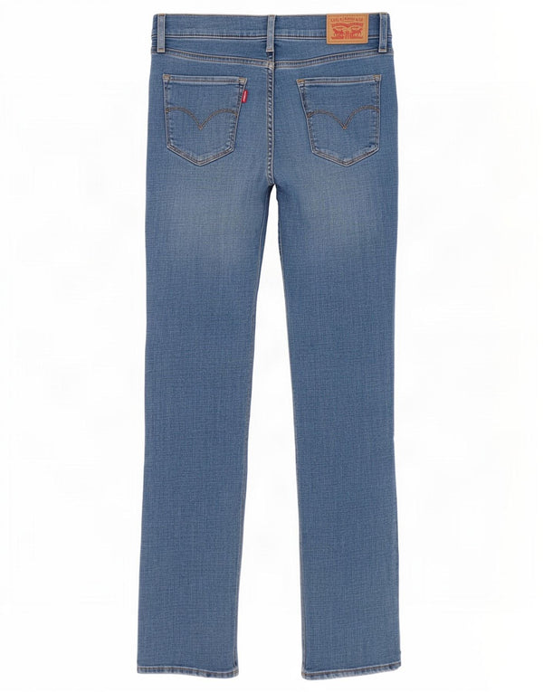 Женские узкие джинсы Levi's W28 L34 синие, хлопок