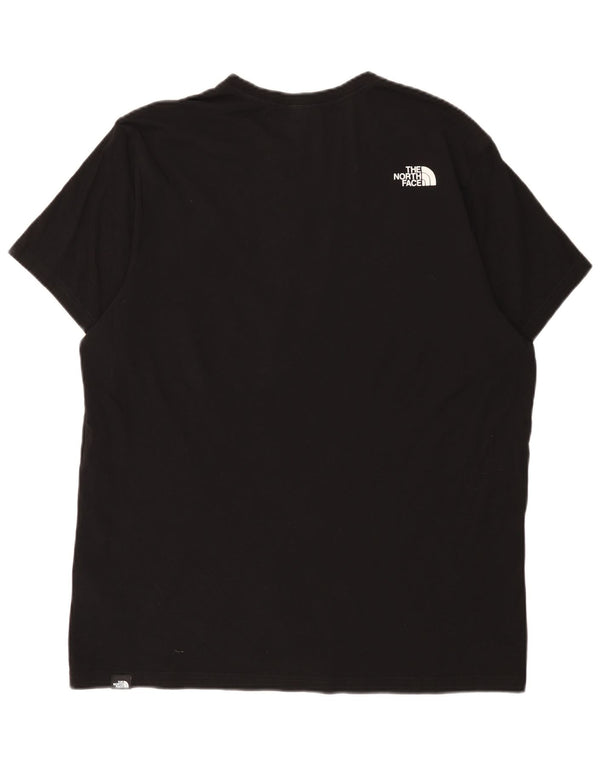 Мужская футболка с рисунком The North Face XL, черный хлопок