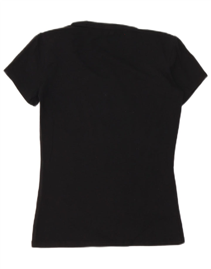 Женская футболка с рисунком Guess Top UK 10, маленькая черная