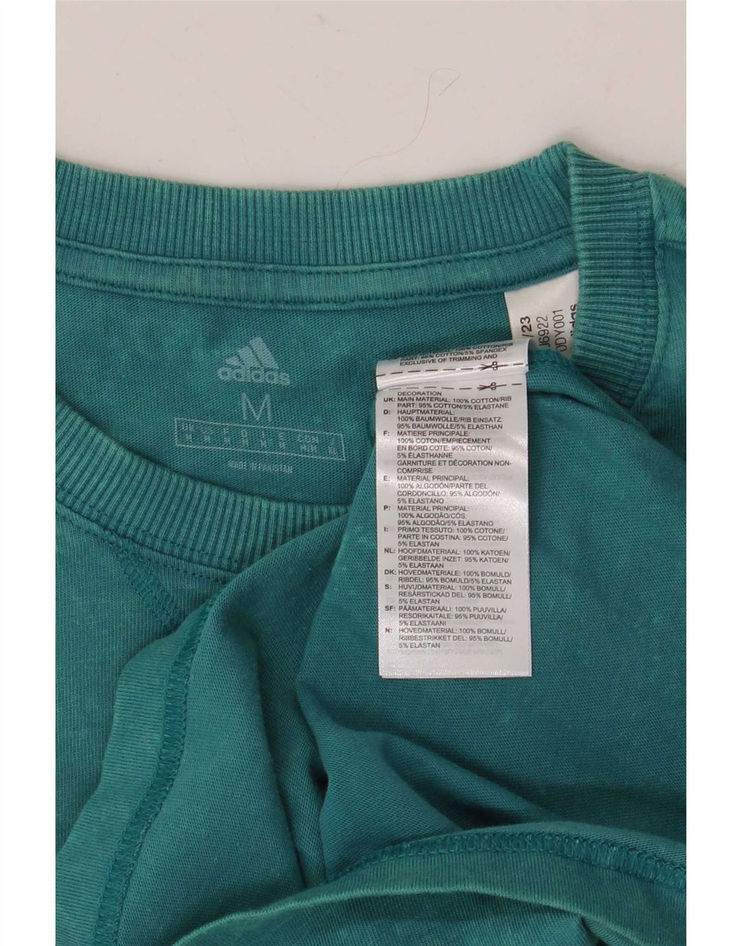 Мужская футболка Adidas Top Medium Blue Cotton