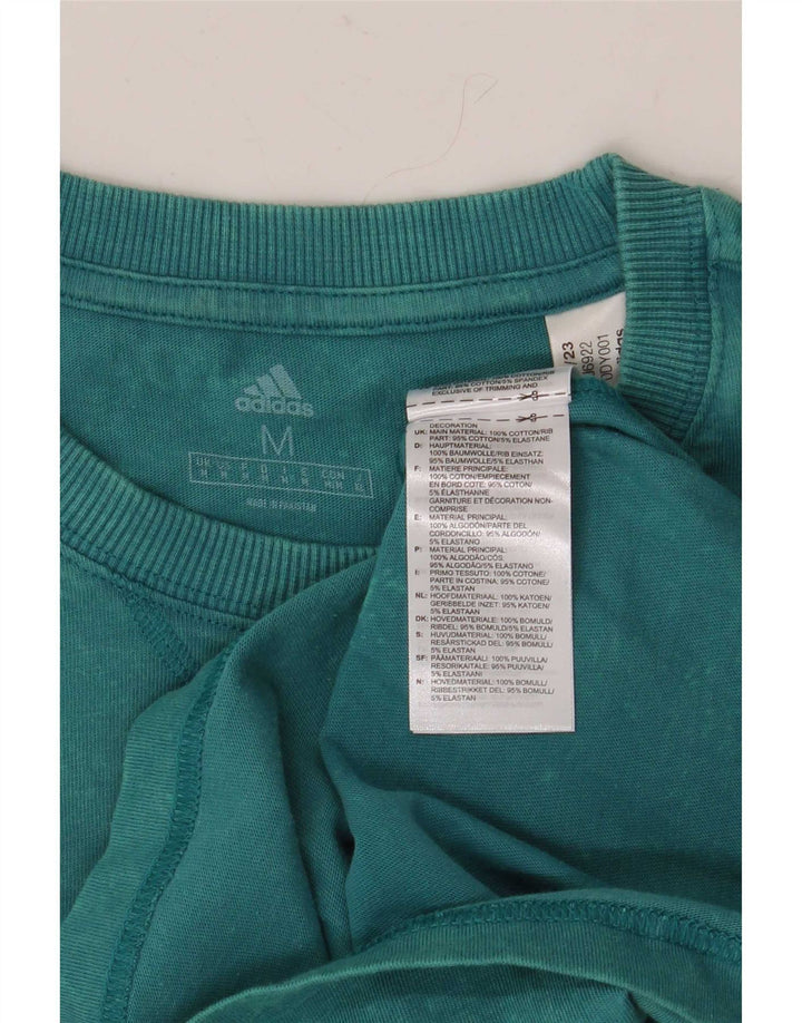 Мужская футболка Adidas Top Medium Blue Cotton