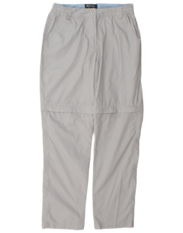 Женские брюки чинос Mountain Warehouse UK 8, маленькие W27 L30, серый полиэстер