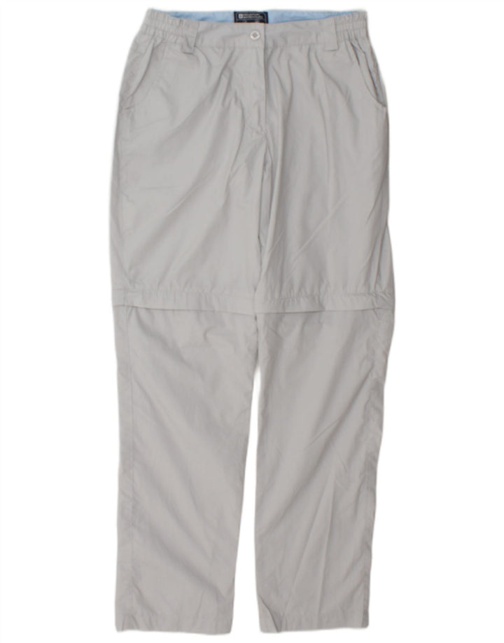 Женские брюки чинос Mountain Warehouse UK 8, маленькие W27 L30, серый полиэстер