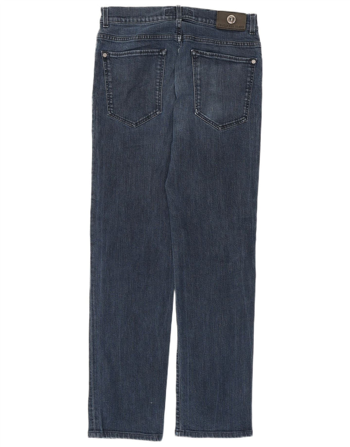 Женские узкие джинсы Trussardi W32 L30 синие, хлопок