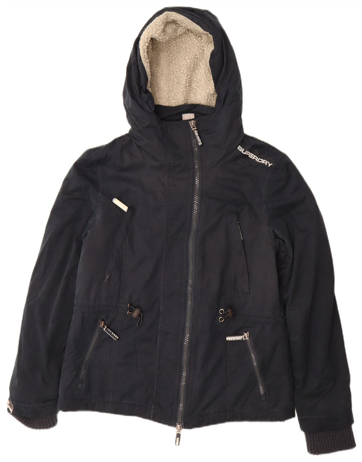 Женская ветровка Superdry The Windparka UK 14, большая темно-синяя