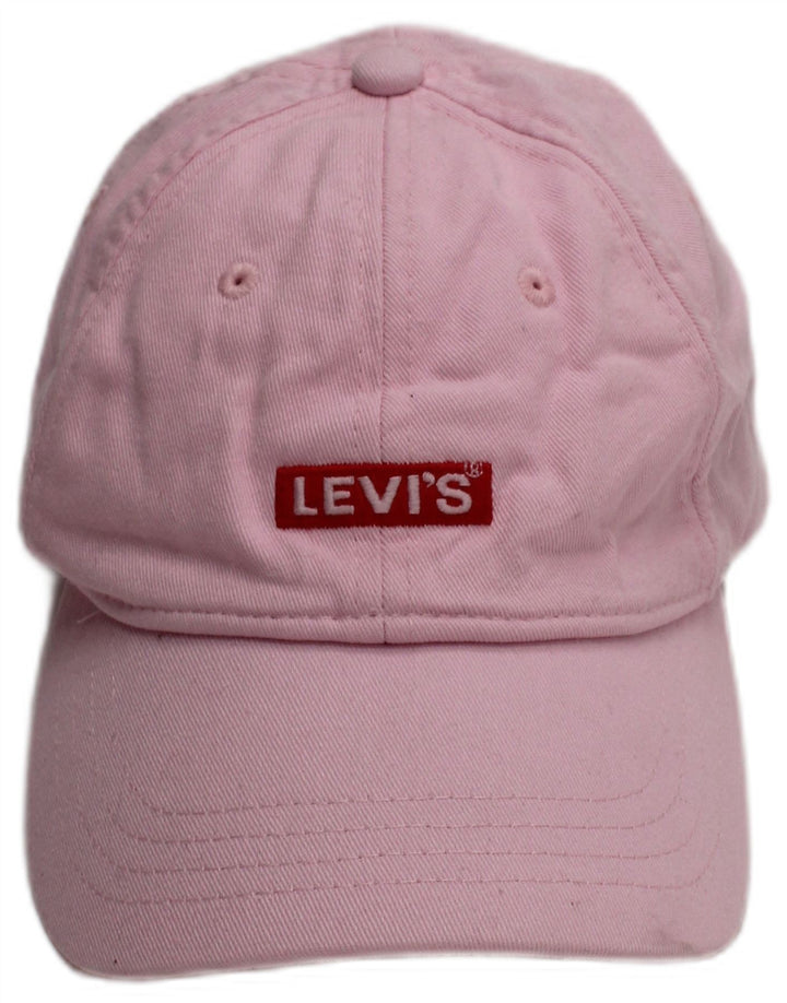 Женская бейсболка с рисунком Levi's, один размер, розовая, хлопок
