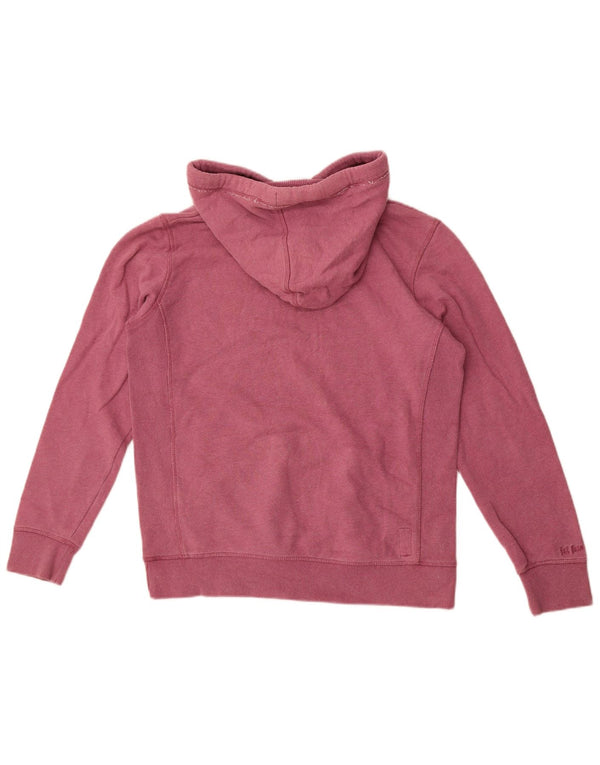 Женский джемпер с капюшоном Fat Face UK 12, хлопок среднего розового цвета